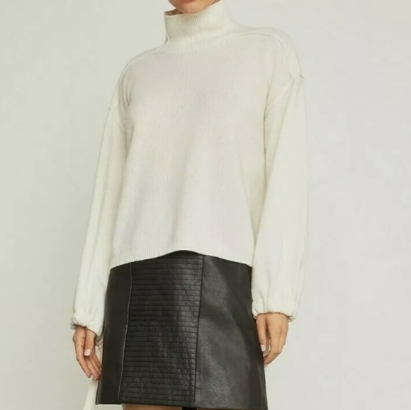 BCBG Max Azria Oversized Tie Sleeve Sweater - Picture 1 of 6